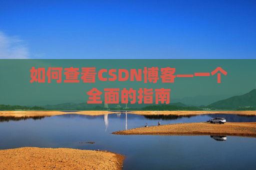 如何查看CSDN博客—一个全面的指南